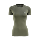 M-Tac T-shirt Ultra Light Polartec Lady oliivinvihreä, kevyt ja nopeasti kuivuva Power Dry®-materiaali, sopii treeniin ja vapaa-aikaan.