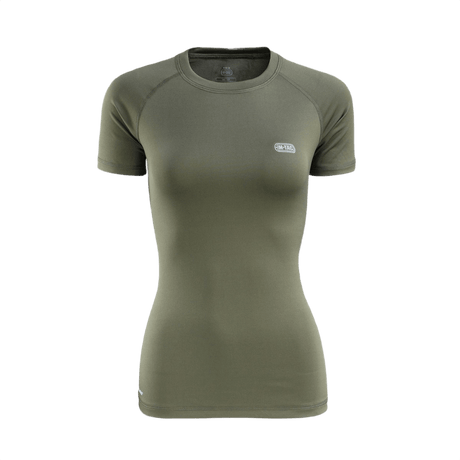 M-Tac T-shirt Ultra Light Polartec Lady oliivinvihreä, kevyt ja nopeasti kuivuva Power Dry®-materiaali, sopii treeniin ja vapaa-aikaan.