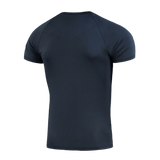 M-Tac T-paita Ultra Light Polartec takaa kuvattuna, musta, kevyt Power Dry® -materiaali, sopiva harjoitteluun ja urheiluun.