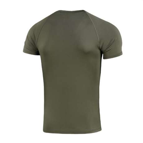 M-Tac T-paita Ultra Light Polartec vihreä, valmistettu Power Dry® -materiaalista, sopiva harjoitteluun ja ulkoiluun. Heijastava logo.
