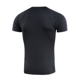 M-Tac T-paita Ultra Light Polartec musta, suunniteltu taktiseen ja urheilukäyttöön, kevyt ja hikiä siirtävä maksimaaliseen mukavuuteen.