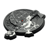 M-Tac Patch Undead Viking 3d PVC, velcro-kiinnitys, sopii sotilasvarusteisiin ja keräilyesineisiin, halkaisija 50mm