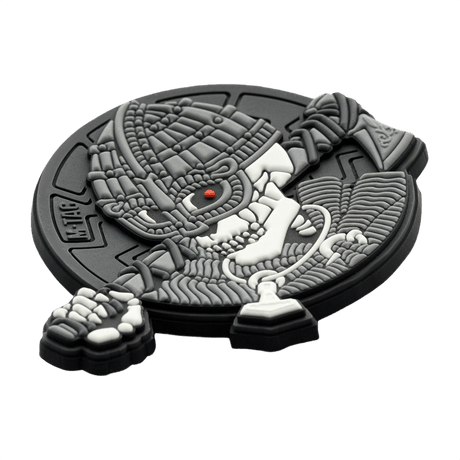 M-Tac Patch Undead Viking 3d PVC, velcro-kiinnitys, sopii sotilasvarusteisiin ja keräilyesineisiin, halkaisija 50mm