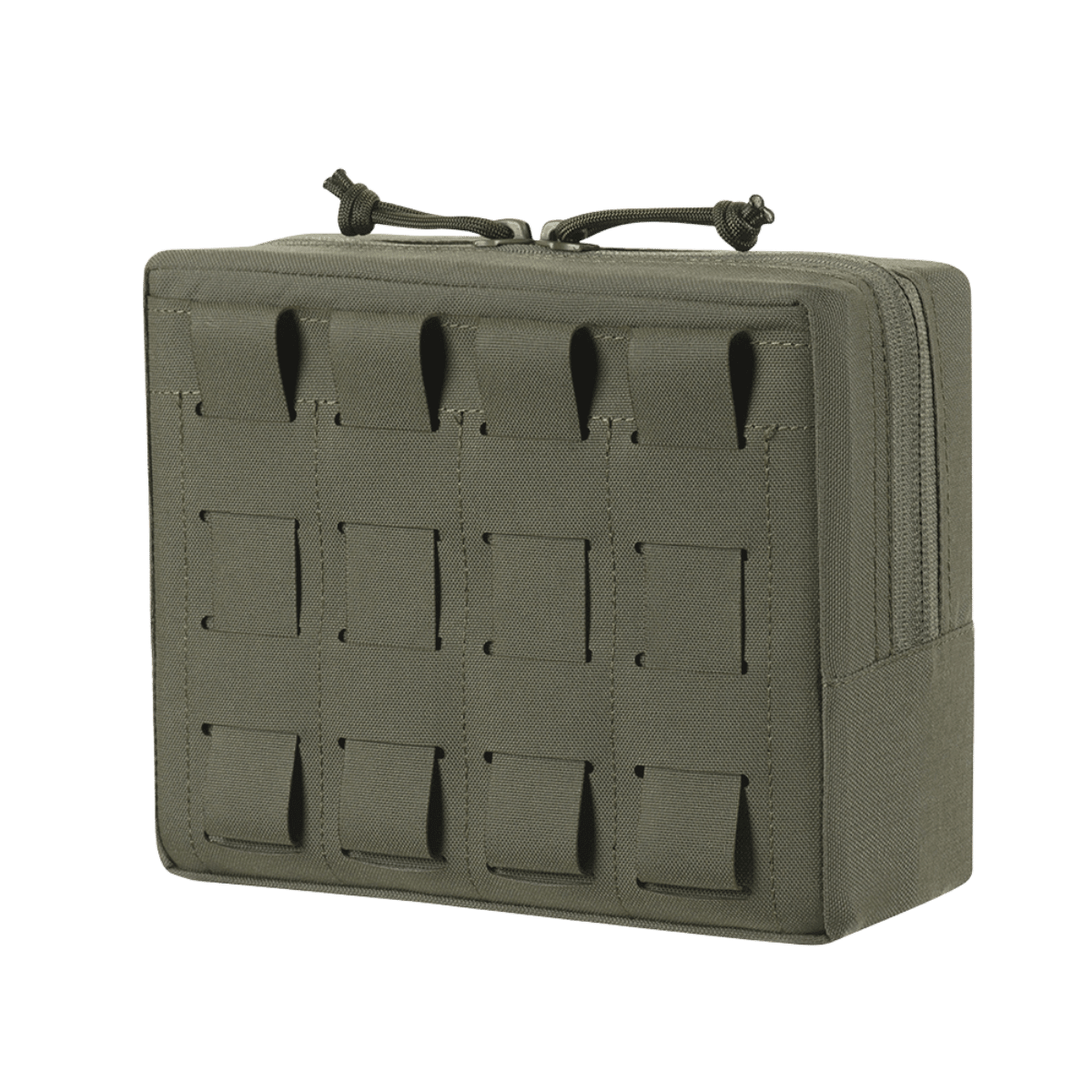 M-Tac Utility Taske Elite Medium, kestävä materiaali, MOLLE-järjestelmä ja kaksoisvetoketju turvalliseen säilytykseen, galleria-asento 1.