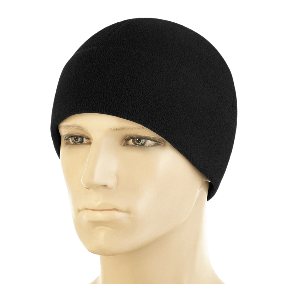 M-Tac Watch Cap Elite Fleece Beanie Hat Slimtex mustana, kevyt pipo taktiseen käyttöön ja talviaktiviteetteihin, fleece