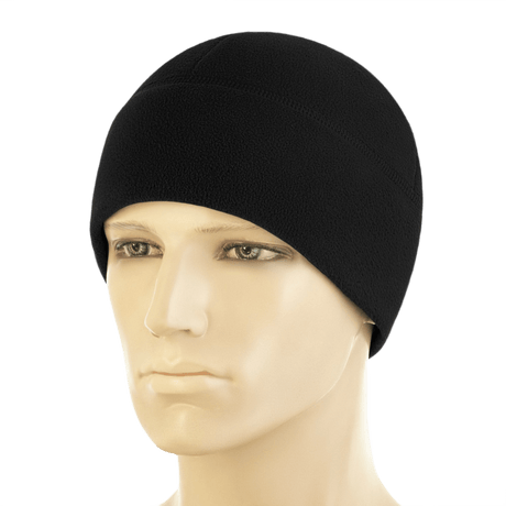 M-Tac Watch Cap Elite Fleece Beanie Hat Slimtex mustana, kevyt pipo taktiseen käyttöön ja talviaktiviteetteihin, fleece