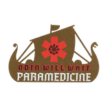 M-Tac Patch Viking Evac Odin Will Wait ja Paramedicine -kuvio lohikäärmeveneessä