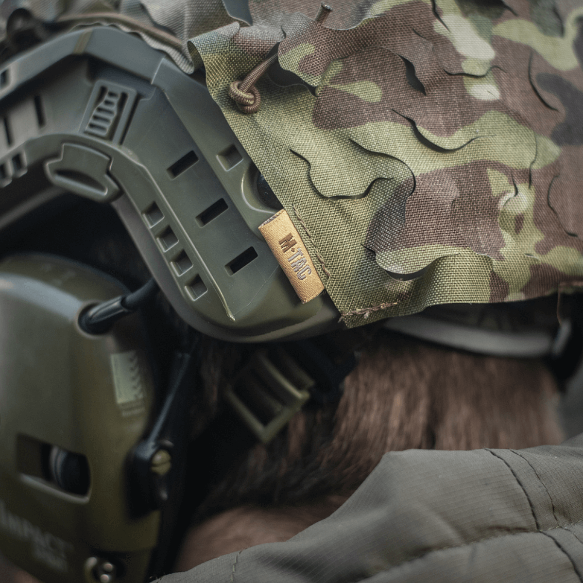 M‑Tac Vilha Hjelmcover FAST MULTICAM-kuvio FAST-kypärällä Cordura 500D:llä, Velcro-remmit ja elastinen säätö.
