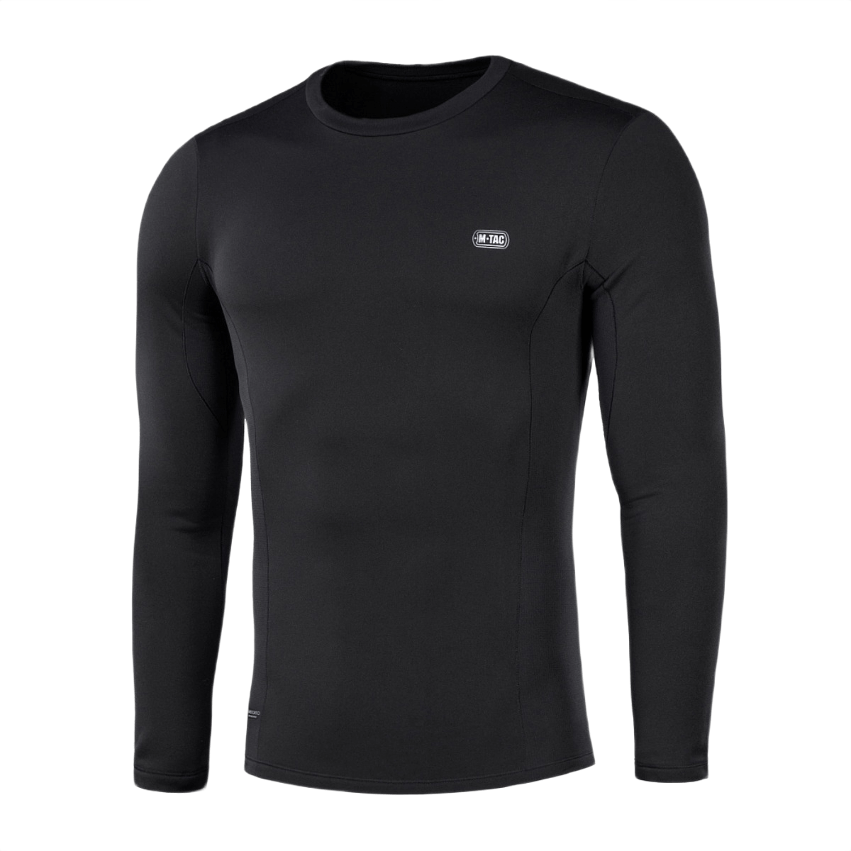 Musta M-Tac Vinter Baselayer Thermo -paita Pontetorto®-fleecestä, talvikomforttiin, anatominen istuvuus.