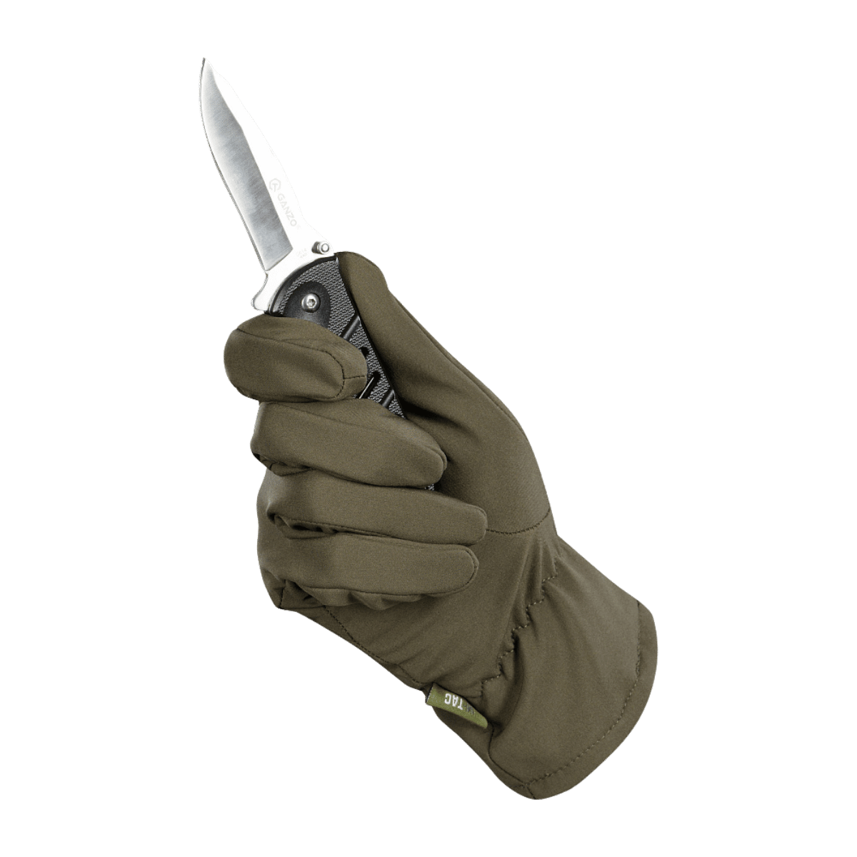 M-Tac Vinterhandsker Soft Shell pitelee veistä, tarjoaa sääsuojauksen ja mukavuutta.