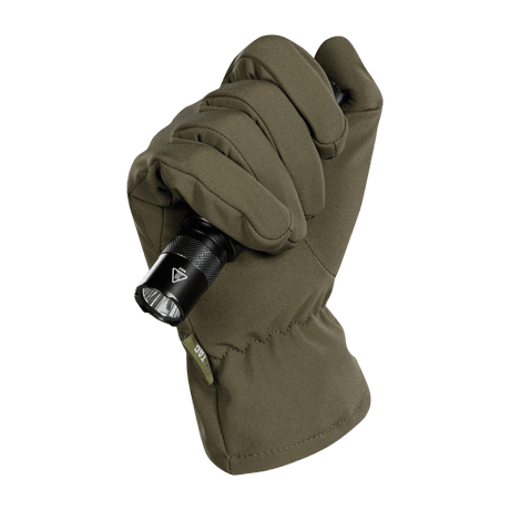 M-Tac Vinterhandsker Soft Shell sotavihreä, suojaa tuulelta ja säältä, kevyt, suoja ja mukavuus yhdessä kerroksessa.