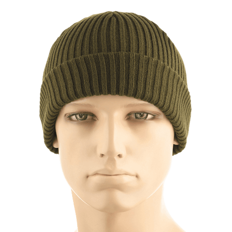 M-Tac Watch Cap 100% Akryl neulospipo viileään säähän, kaksoiskäänne ja kevyesti venyvä istuvuus, koko L.