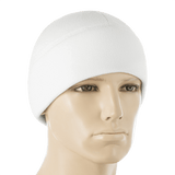 M-Tac Watch Cap Elite Fleece Beanie Hat talveen ja ulkoiluun, valkoinen mallipäällä