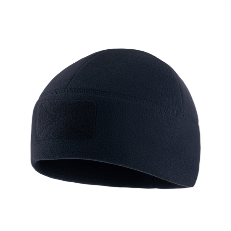 M-Tac Watch Cap Elite Fleece Beanie Hat Velcro, musta, kevyt ja lämmin pipo taktiseen käyttöön, täydellinen kylmiin olosuhteisiin, Velcro-paneeli.