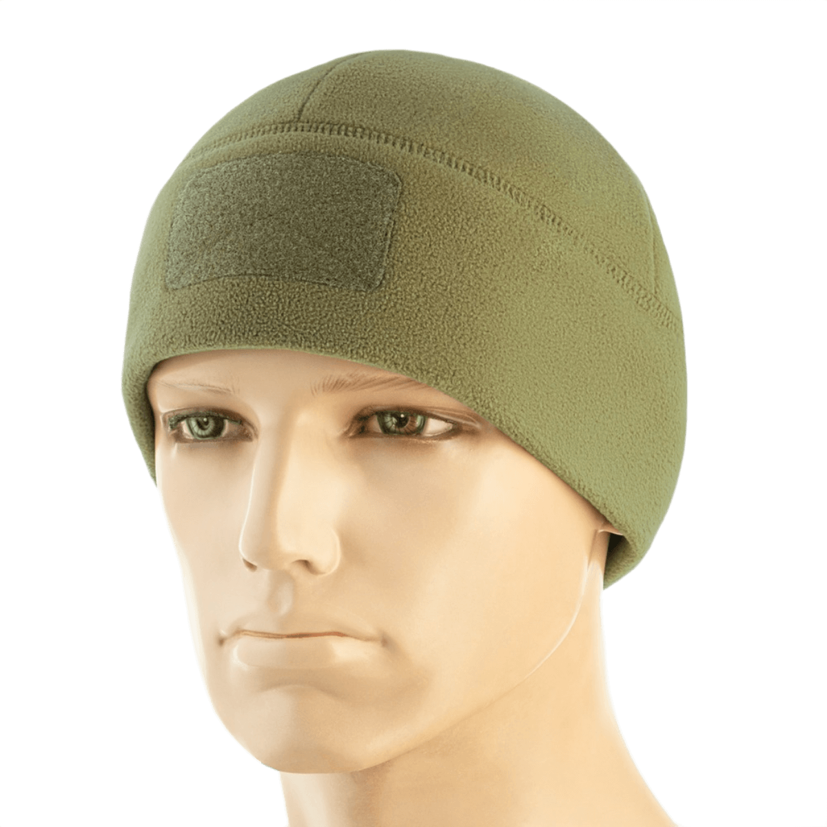 M-Tac Watch Cap Elite Fleece Beanie Hat Velcro, vihreä, valmistettu 100% polyesterifleecestä, Velcro-paneeli merkeille. Ihanteellinen kylmään säähän.
