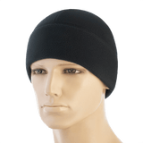M-Tac Watch Cap Elite Fleece Beanie Hat mustana kylmään säähän, valmistettu 320 g/m² fleecestä, täydellinen taktiseen käyttöön ja talveen