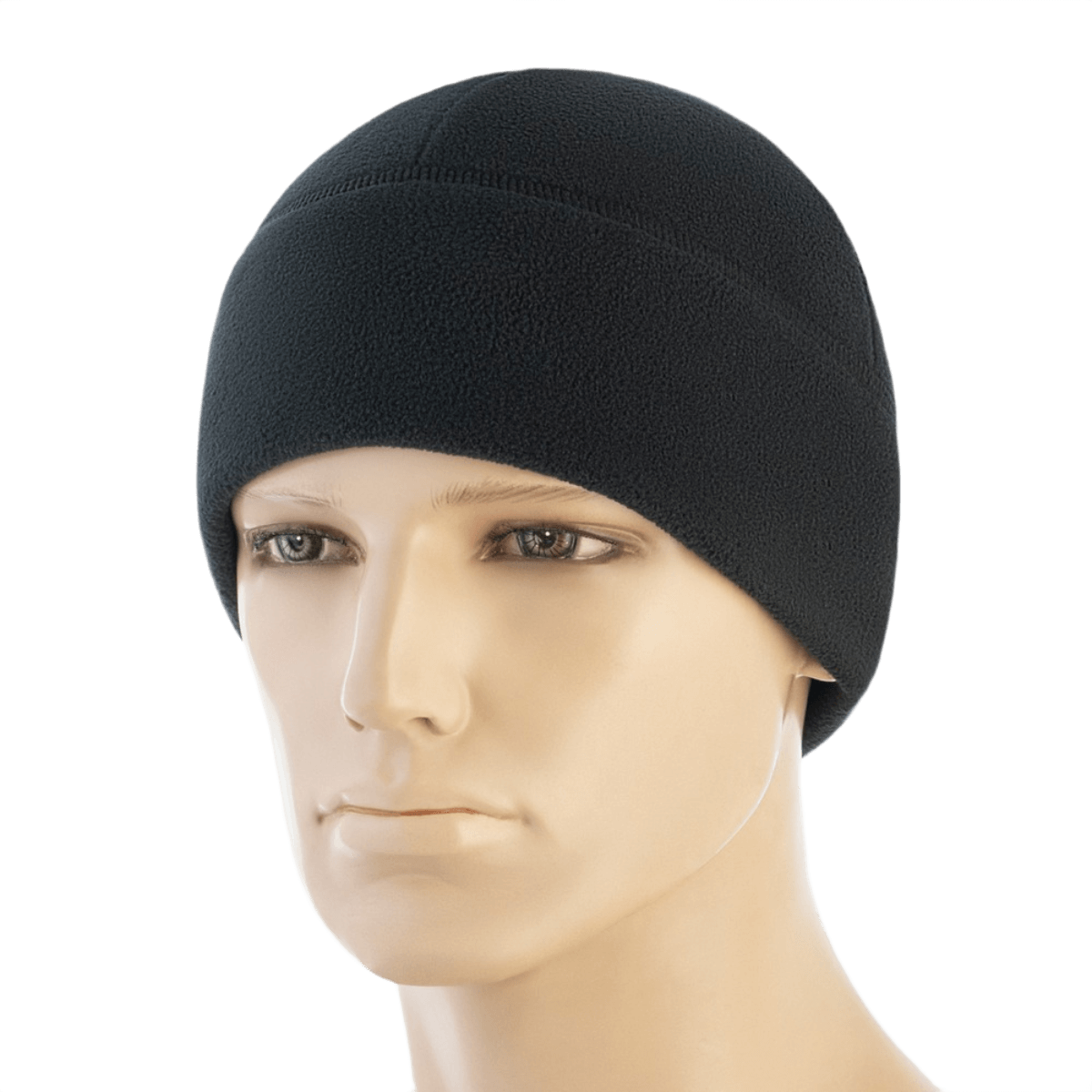 M-Tac Watch Cap Elite Fleece Beanie Hat mustana kylmään säähän, valmistettu 320 g/m² fleecestä, täydellinen taktiseen käyttöön ja talveen