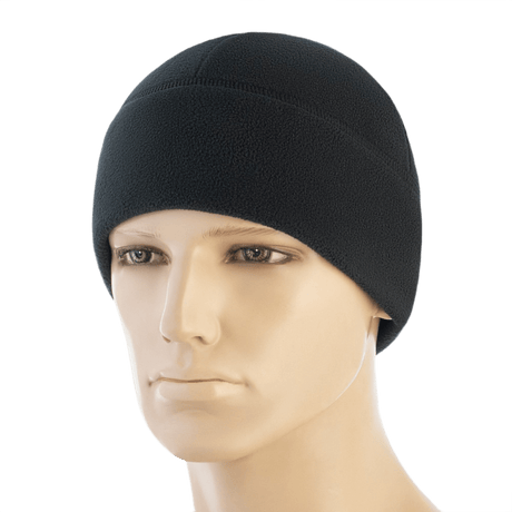 M-Tac Watch Cap Elite Fleece Beanie Hat mustana kylmään säähän, valmistettu 320 g/m² fleecestä, täydellinen taktiseen käyttöön ja talveen