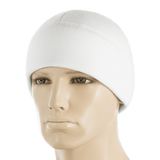 M-Tac Watch Cap Elite Fleece Beanie Hat valkoisena, kevyt ja lämmin pipo ulkoiluun ja taktiseen käyttöön, suojaa tuulelta ja kylmältä