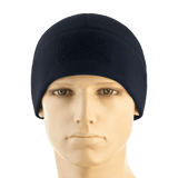 M-Tac Watch Cap Elite Fleece Beanie Hat Velcro, laivastonsininen, ihanteellinen kylmään säähän ja taktiseen käyttöön, Velcro-paneeli tunnistusta varten.