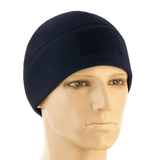 M-Tac Watch Cap Elite Fleece Beanie Hat Velcro kylmään säähän ja taktiseen käyttöön, mannekiinilla.