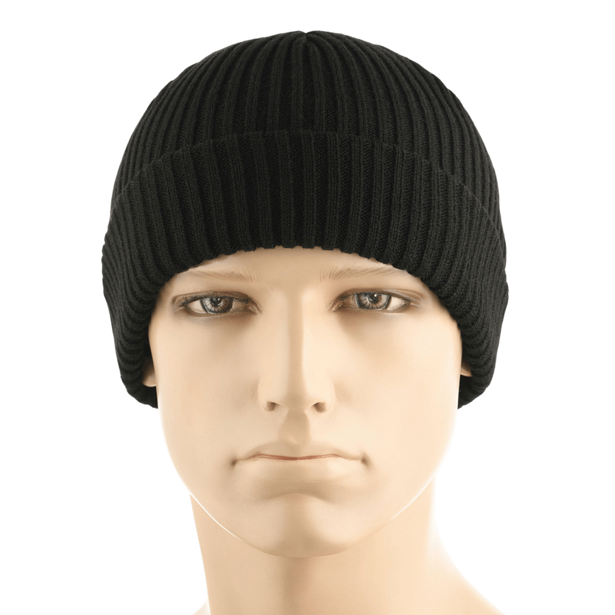 M-Tac Watch Cap 100% Akryl mustana neuloksena, matala malli ja kaksinkertainen käänne. Täydellinen viileään säähän, joustava mukavuuteen.