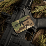 M-Tac AR-15 223/5,56 Laser Cut Patch, kiinnitetty AR-15-kivääriin, taktinen moraalimerkki Velcro-kiinnityksellä vaatteisiin ja varusteisiin, Cordura 500D.