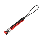 M-Tac Lanyard Viper Cossack Cross V.2 paracordista Cossack Cross -kuviolla, koristeellinen metallipala, musta ja punainen väri