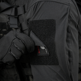 M-Tac Patch Bad Boy (Broderi) sotilasjakissa, kirjailtu jäniksen kallo ja pataässä -motiivi, kiinnitys Velcro, symboloi vapautta ja rohkeutta.