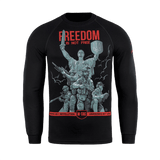 M-Tac Raglan Freedom -paita, painatus ukrainalaisista sotilaista 'Moderlandet' edessä, korostaa voimaa ja rohkeutta. Täydellinen arkeen ja aktiiviseen käyttöön.