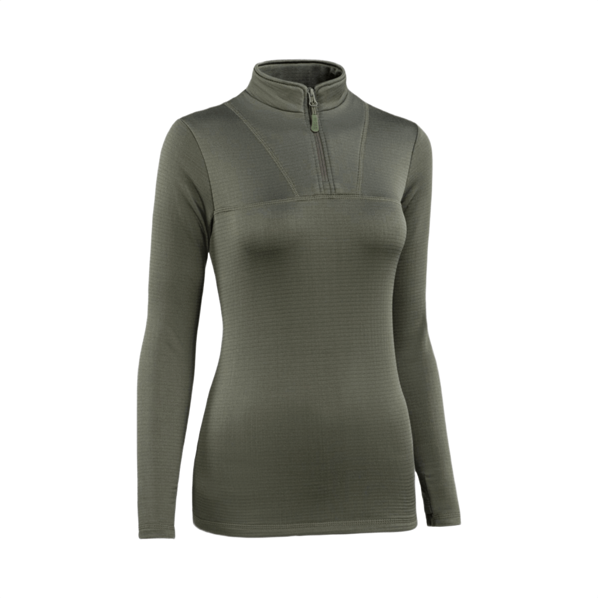 M-Tac Thermal Fleece Shirt Delta Level 2 Lady naisille, talvinen termopaita 100% polyesteri, harmaa, lämpö- ja kosteudenkestävä materiaali.