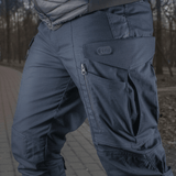 M-tac taktiset housut Conquistador Gen. I Flex ulkoiluun, valmistettu repäisynkestävästä polycotton Rip-stop Flex -kankaasta