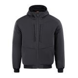 M-Tac Rubicon Jakke Gen. II – kestävä ja lämmin bomber-takki tummasta Cordura-kankaasta hupulla, edestä nähtynä.