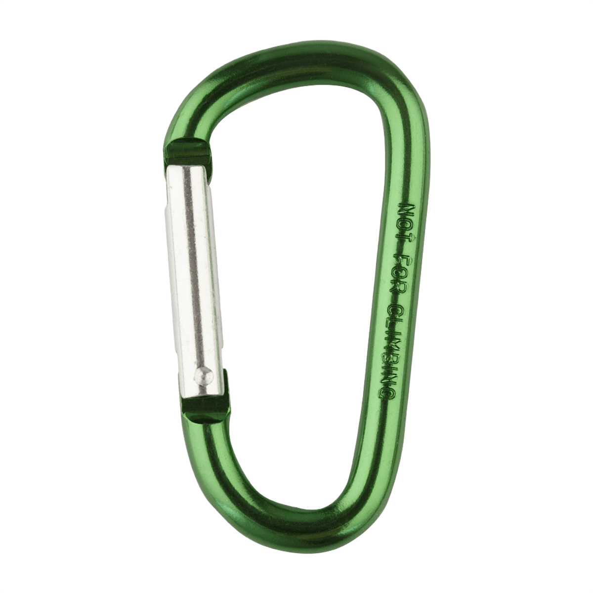 M-Tac karabiinihaka 8 cm vihreässä alumiinissa, täydellinen varusteiden kiinnittämiseen liiviin, vyöhön tai reppuun. Kevyt ja kestävä design.
