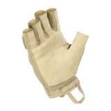 M-Tac Fingerløse Handsker Assault Tactical Mk.1 taktiseen käyttöön, vahvistettu nahkakämmen, beige sormettomat malli