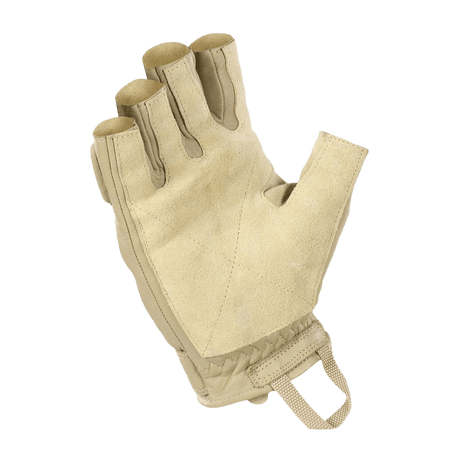M-Tac Fingerløse Handsker Assault Tactical Mk.1 taktiseen käyttöön, vahvistettu nahkakämmen, beige sormettomat malli