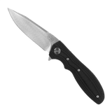 M-Tac Outdoor & Militær taittoveitsi - Type 6, kromattu ruostumaton terä ja musta G10-komposiittikahva, sopii EDC-varusteisiin.