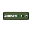 M-Tac Patch Autosave PVC täysvärisenä, 3D-muotoilulla ja Velcro-takapuolella helppoon kiinnitykseen, sopii taktiseen varustukseen.