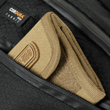 M-Tac Sphaera Hex Hardsling Bag Large Elite yksityiskohta: beige lompakko CORDURA®-vuorauksella.