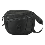 M-Tac Sphaera Hex Hardsling Bag Large Elite musta, säädettävä olkahihna ja tilava säilytystila.