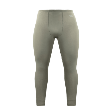 M-Tac Thermo -housut Polartec Winter Baselayer Vent harmaana, ihanteelliset talvikerrospukeutumiseen, nähtynä edestä tanskalaisessa outdoor-käytössä.