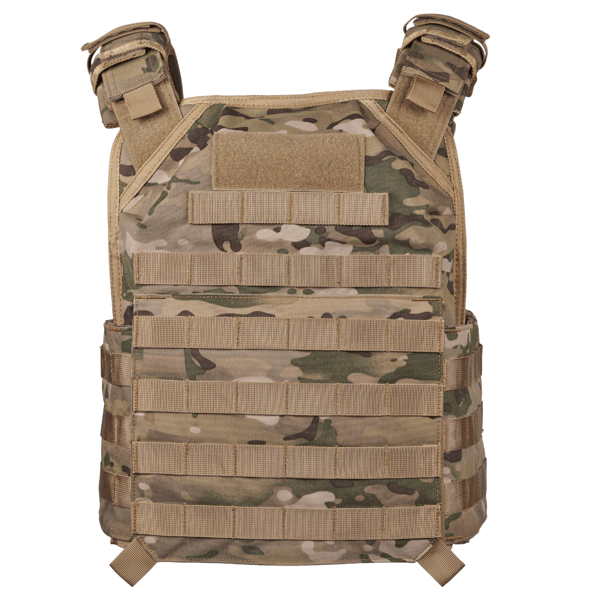 EA Plate Carrier Camo maastokuvioitu, vankka ja kestävä materiaali ammattilaiskäyttöön, luotisuojatun kehon suoja, galleria-asento 1.