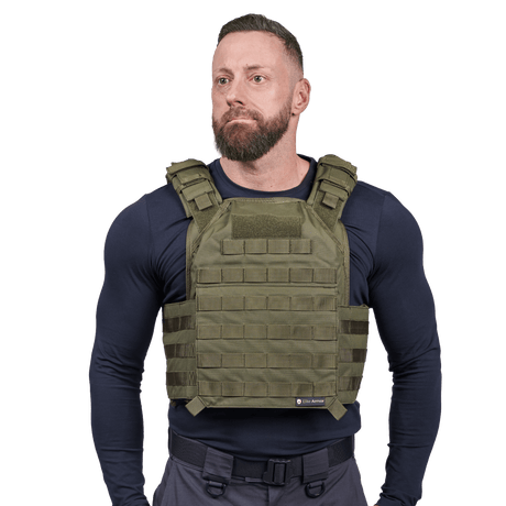 EA Plate Carrier vihreä — tuotekuva.