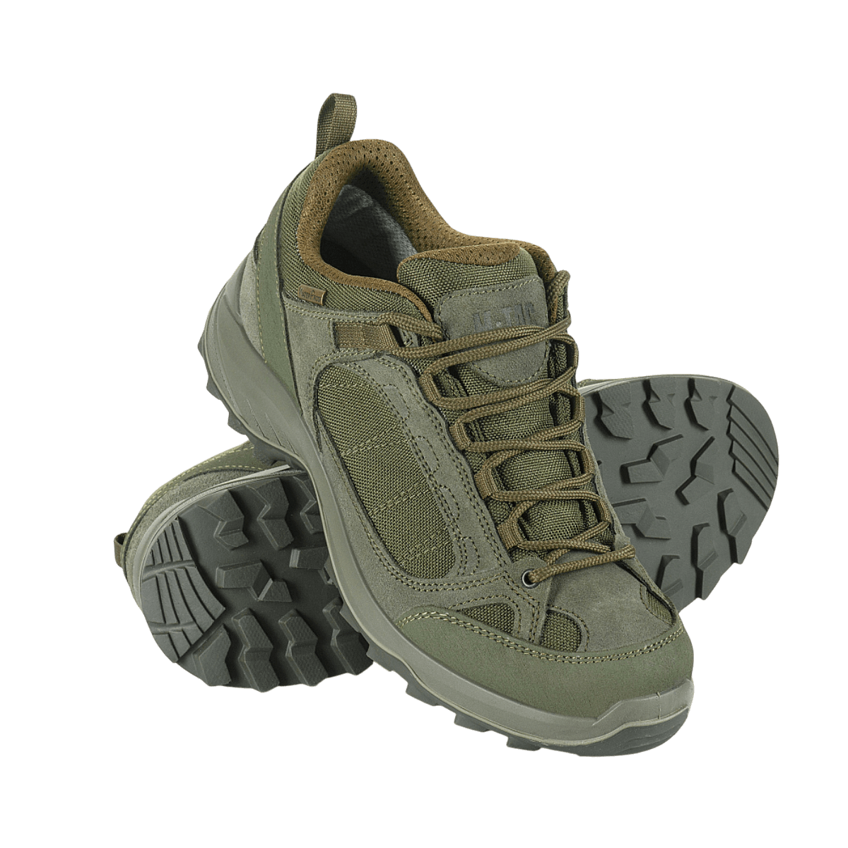 Tactical Sneakers Demi-Season – Kevyt ja mukava, vihreät kengät trekkingiin ja ulkoiluun, kestävä pohja, kumivahvistettu kärki ja kanta.