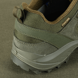 Tactical Sneakers Demi-Season – Kevyt ja mukava, takaosa M-Tac tennareista luonnonnahalla ja kumivahvistetulla kannalla.