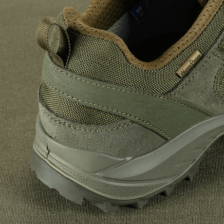 Tactical Sneakers Demi-Season – Kevyt ja mukava, takaosa M-Tac tennareista luonnonnahalla ja kumivahvistetulla kannalla.