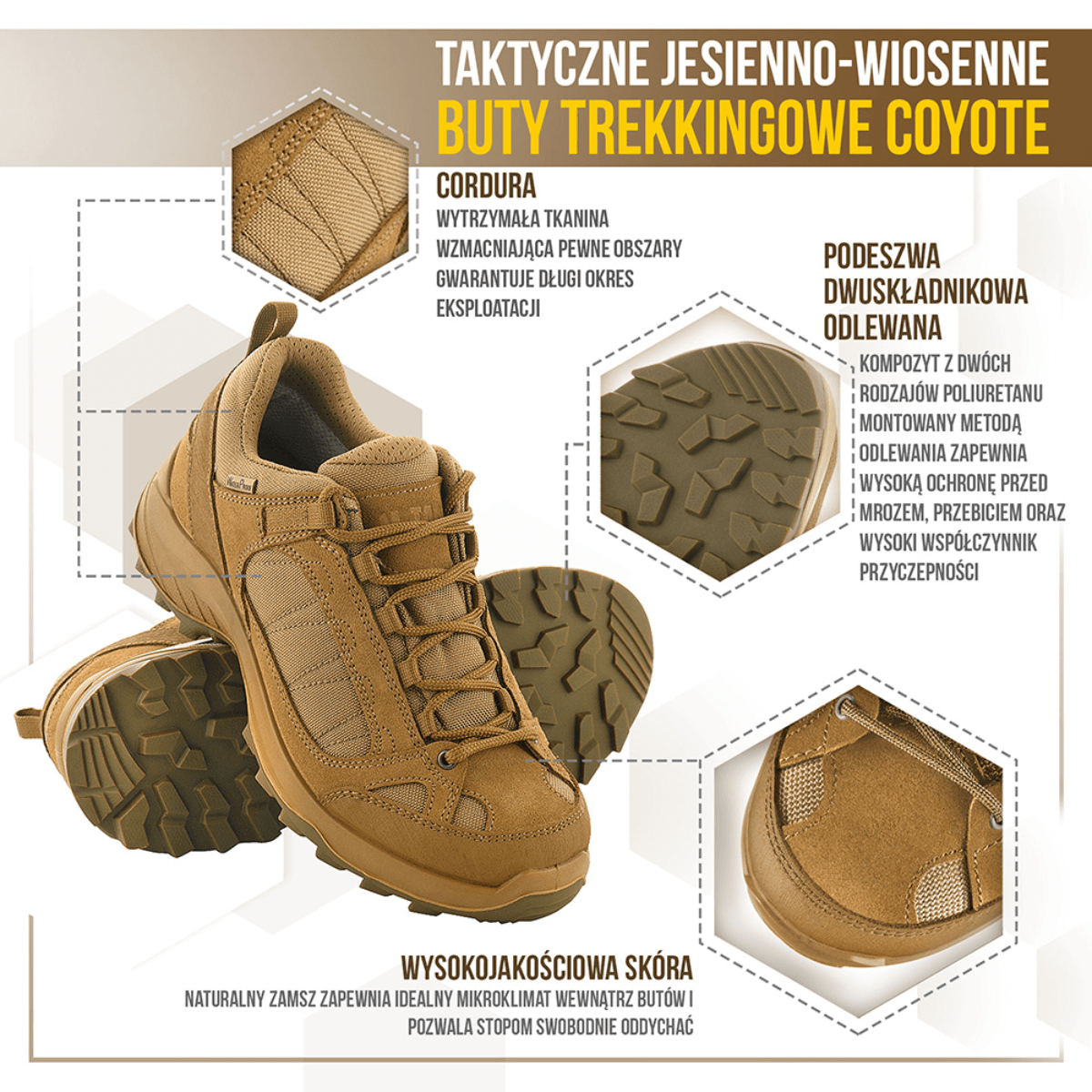 Tactical Sneakers Demi-Season – Kevyt ja mukava, kevyet ja kestävät kengät trekkingiin ja ulkoiluun, kumivahvistettu kärki ja kanta.