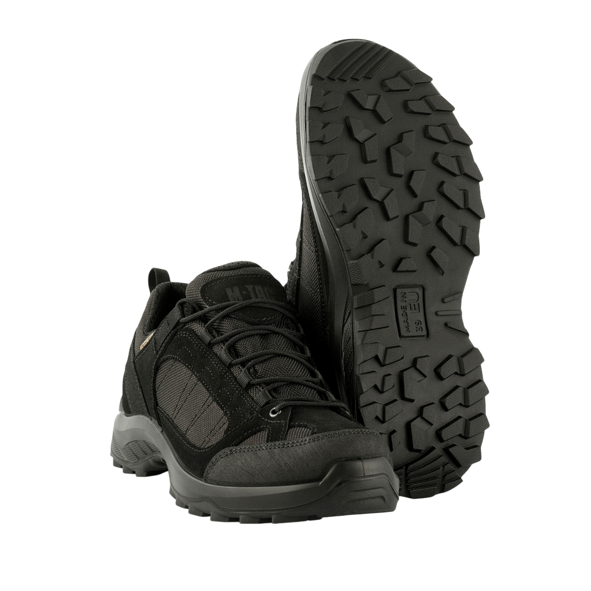 Tactical Sneakers Demi-Season – Kevyt ja mukava, mustat tennarit robuustilla pohjalla, ihanteelliset trekkingiin ja ulkoiluun.
