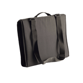 Anorak Titanium® E.F.M.T.B. I pehmeä panssari-salkku Level IIIA++ -suojauksella ja hybridipaneelilla, musta salkku olkahihnoilla