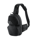 M-Tac Buckler Taske Elite Hex, musta, piilotetut taskut ja MOLLE-järjestelmä, valmistettu Hex-Cordurasta Cordura 500D -vahvistuksin.